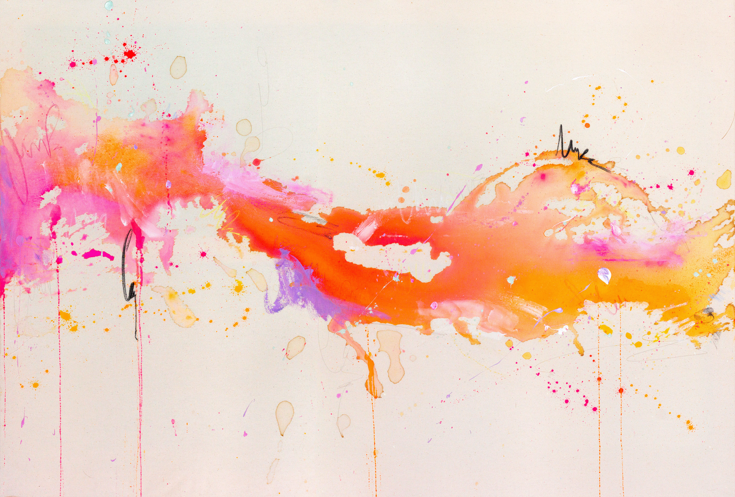 FINE ART PTRINT - pink wave