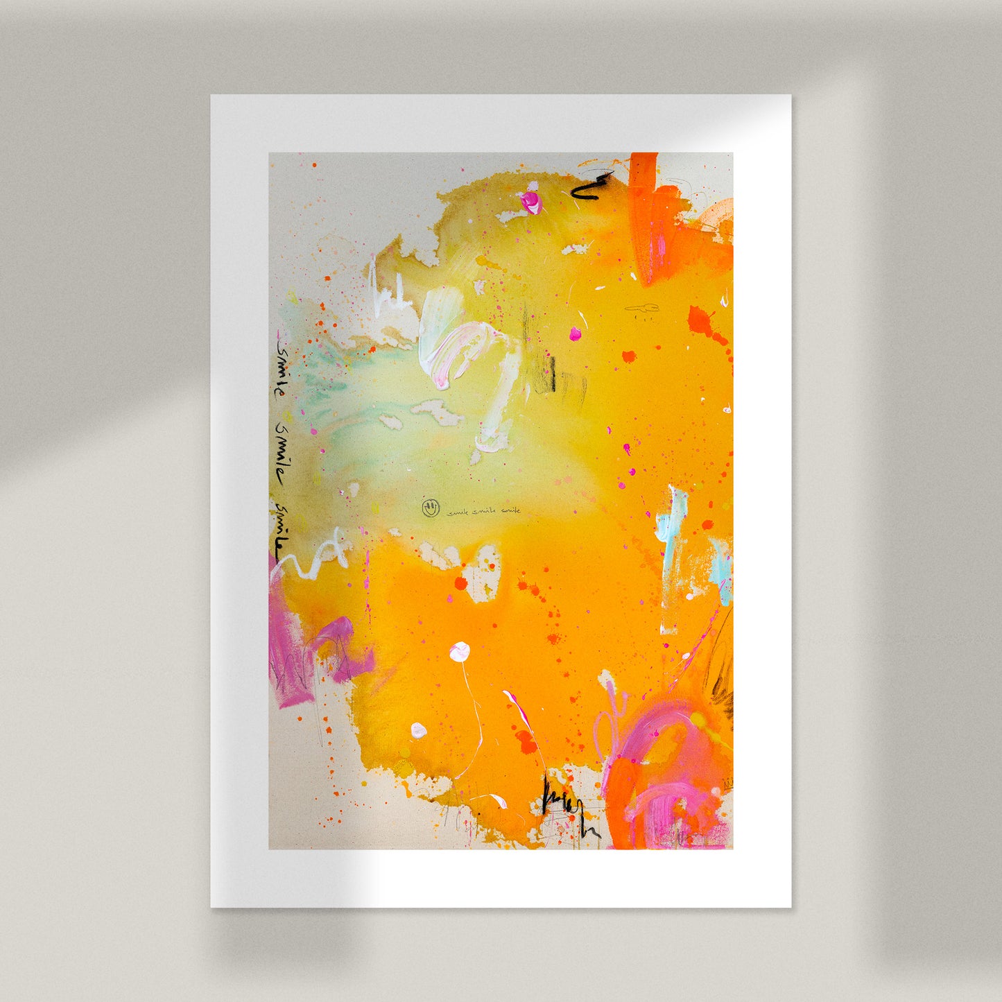 Smile - Fine Art Print von Johanna Marika Thoms